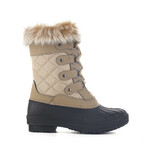 Polar Armor Women's Fur Duck-Toe Boot // Tan (Women's US Size 6)