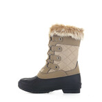 Polar Armor Women's Fur Duck-Toe Boot // Tan (Women's US Size 6)