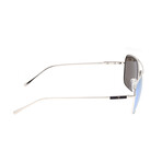Teewah Polarized Sunglasses // Silver Frame + Celeste Lens
