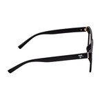Capri Polarized Sunglasses // Black Frame + Blue Lens