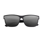 Delos Polarized Sunglasses // Black Frame + Black Lens