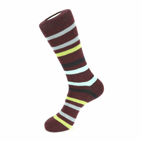Light Stripe Boot Sock // Multicolor