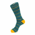 Balanced Stripe Boot Sock // Multicolor
