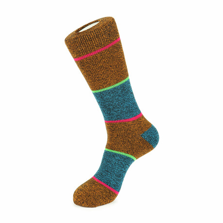Slot Stripe Boot Sock // Multicolor