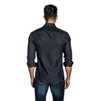 Chance Button-Up Shirt // Navy + Black (S)