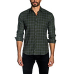 Allan Button-Up Shirt // Forest Green (S)