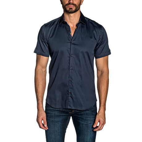 Denali Short Sleeve Shirt // Navy (S)