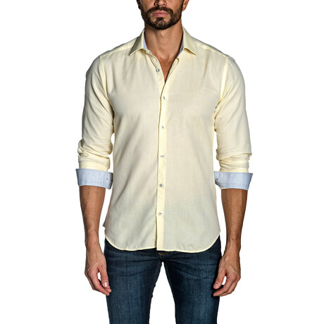 Leo Button-Up Shirt // Yellow (S)