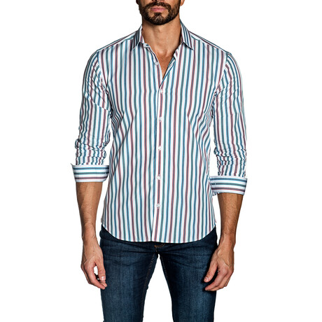 Ruben Long Sleeve Shirt // Multicolor (S)