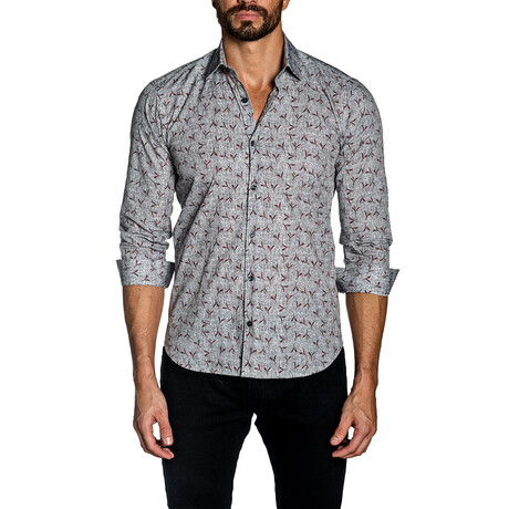 Luke Button-Up Shirt // Gray (S)