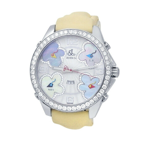 Jacob & Co. Ladies Five Time Zones Quartz // MW22764 // Pre-Owned