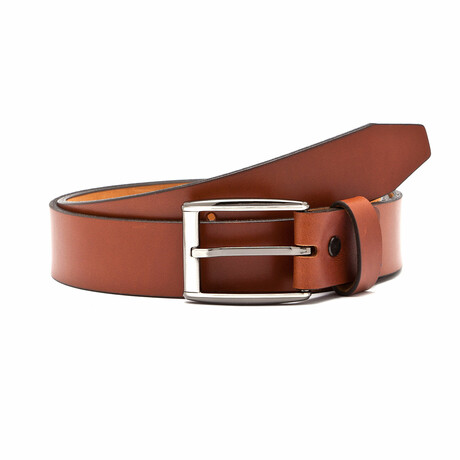 Romeo Leather Belt // Tan (30)
