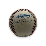 500 Homerun Club Members // Signed Baseball // Mickey Mantle, Hank Aaron, Willie Mays, Ted Williams, Ernie Banks, Frank Robinson, Eddie Mathews, Reggie Jackson, Harmon Killebrew, Mike Schmidt, Willie McCovey