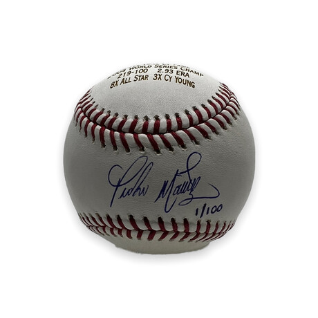 Pedro Martinez // Boston Red Sox // Signed Engraved Baseball // Limited Edition #1/100
