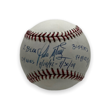 Pedro Martinez // Boston Red Sox // Signed Baseball + 5 Inscriptions