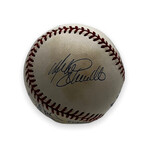 500 Homerun Club Members // Signed Baseball // Mickey Mantle, Hank Aaron, Willie Mays, Ted Williams, Ernie Banks, Frank Robinson, Eddie Mathews, Reggie Jackson, Harmon Killebrew, Mike Schmidt, Willie McCovey