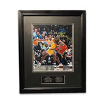 Kobe Bryant & Michael Jordan // Los Angeles Lakers & Chicago Bulls // Unsigned Photograph + Framed