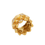 Une Ile D'or 18k Yellow Gold + Diamond Ring // Ring Size: 5.75 // New