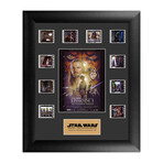 Star Wars Phantom Menace // Back-Lit Framed FilmCells Wall Art Display
