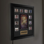 Star Wars Phantom Menace // Back-Lit Framed FilmCells Wall Art Display