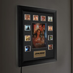 Star Wars Attack of the Clones // Back-Lit Framed FilmCells Wall Art Display