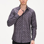 Alfonso Button Up Shirt // Black (X-Large)