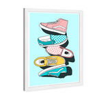 Pastel Skater Shoes (Black Frame)