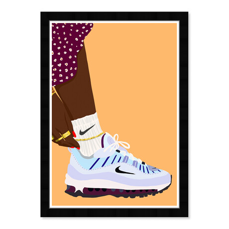 Going out in my Sneakers (Black Frame)