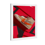 Red Boxes Shoe Dream (Black Frame)
