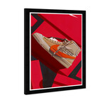 Red Boxes Shoe Dream (Black Frame)