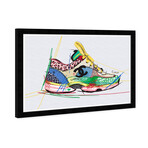Scribble Sneaker (Black Frame)