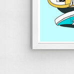 Pastel Skater Shoes (Black Frame)