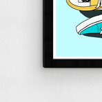 Pastel Skater Shoes (Black Frame)