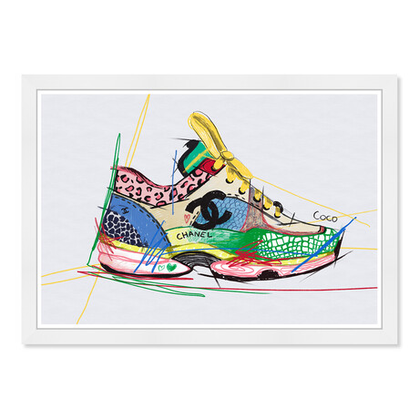 Scribble Sneaker (Black Frame)