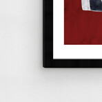 Striped Sneakers (Black Frame)