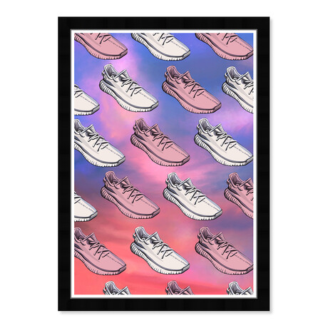 Sneaker Pattern (Black Frame)