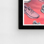 Sneaker Pattern (Black Frame)