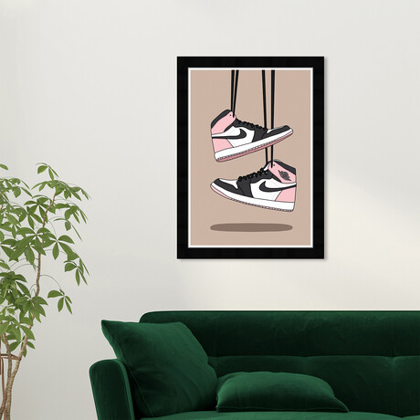 Hanging Up My Sneakers (Black Frame)