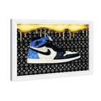 Dripping In Gold Sneakers (Black Frame)