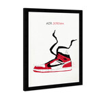 Air jordan Drawing I (Black Frame)