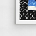 Dripping In Gold Sneakers (Black Frame)