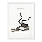 Air jordan Drawing II (Black Frame)