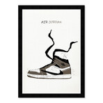 Air jordan Drawing II (Black Frame)