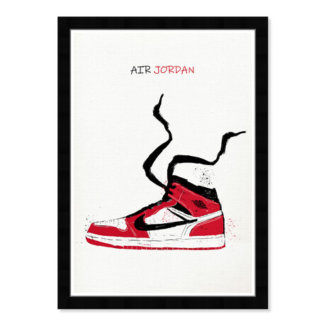 Air jordan Drawing I (Black Frame)