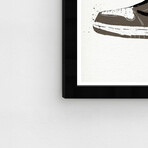 Air jordan Drawing II (Black Frame)