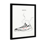 Yeezys Drawing III (Black Frame)