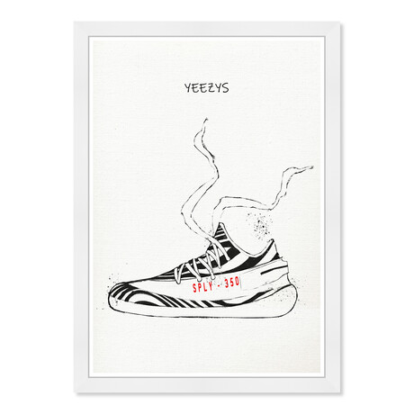 Yeezys Drawing III (Black Frame)