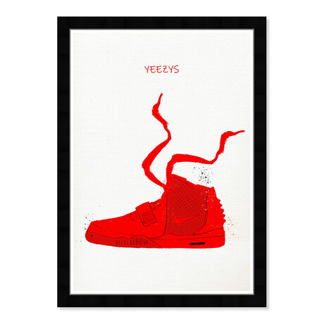 Yeezys Drawing I (Black Frame)