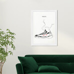 Yeezys Drawing III (Black Frame)