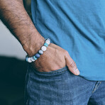 Howlite + Sodalite + Agate + Turquoise Bead Bracelet (X-Small (Fits Wrist Sizes 6"-6.5"))